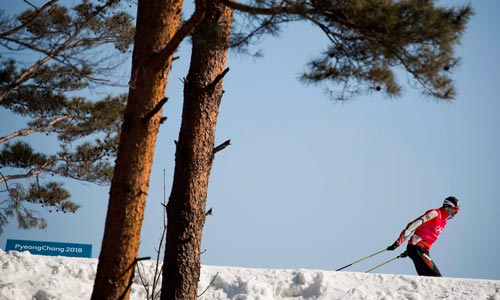 سید ستار صید اسکی باز ایران در مسابقات المپیک زمستانی کره جنوبی سال 2018