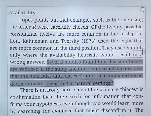 نقل قول از کتاب گری کلین sources of power - چرا تصمیم گیری با تجربه ها سوگیری ندارد